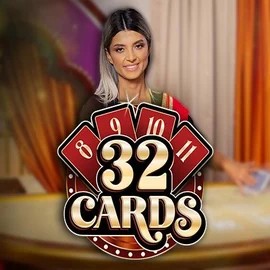 32 Cards slot visual from Ezugi available on tikitakacasino-espana.com