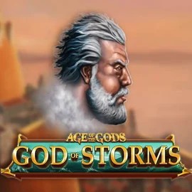 Official Slots logo: Age Of The Gods: God of Storms by Playtech at Tikitaka Casino