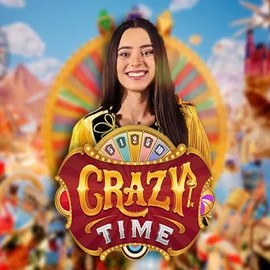 Crazy Time logo by Evolution Tikitaka Casino