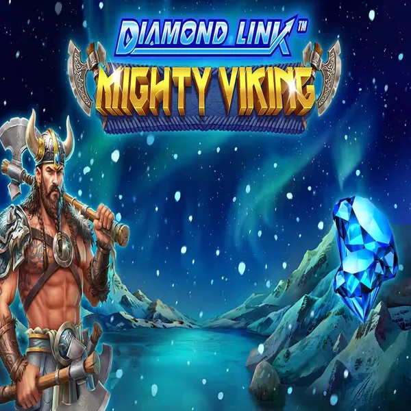 Diamond Link Mighty Viking logo by Greentube at Tikitaka Casino