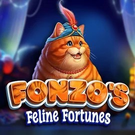 Fonzos Feline Fortunes slot logo by Pragmatic Play at Tikitaka Casino