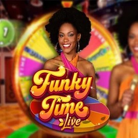 Official Live Casino logo: Funky Time by Evolution at Tikitaka Casino