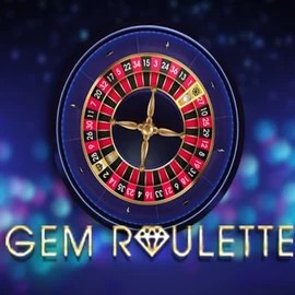 Gem Roulette slot logo by iSoftBet at Tikitaka Casino