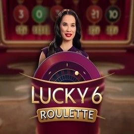 Lucky 6 Roulette online game logo by Pragmatic Play on tikitakacasino-espana.com