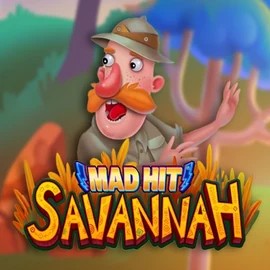 Mad Hit Savannah game by RubyPlay – logo hosted on Tikitaka Casino