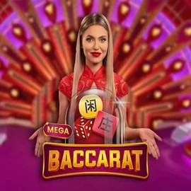 Enjoy Mega Baccarat by Pragmatic Play – logo hosted on tikitakacasino-espana.com
