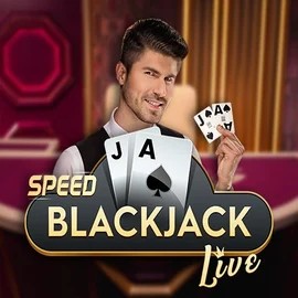 Speed Blackjack slot logo by Pragmatic Play at Tikitaka Casino